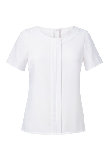 Blouse Felina crêpe de Chine manches courtes Brook Taverner 2265