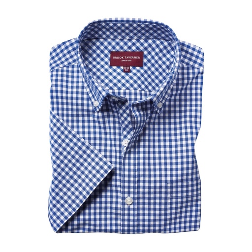 Chemise Portland vichy manches courtes Brook Taverner 7885