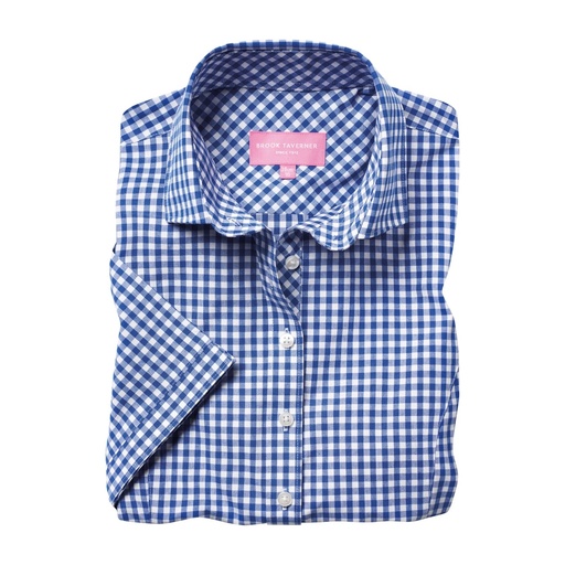 Chemisier Tulsa vichy manches courtes Brook Taverner 2322
