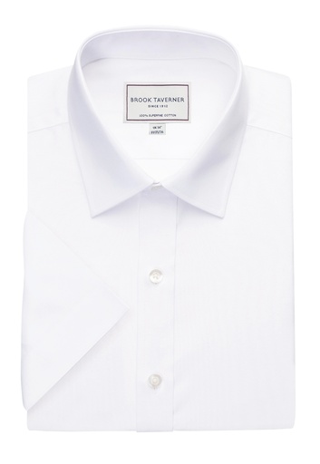 Chemise Milano sans repassage manches courtes Brook Taverner 7996