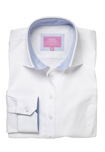 Chemisier Mirabel Oxford stretch Brook Taverner 2361