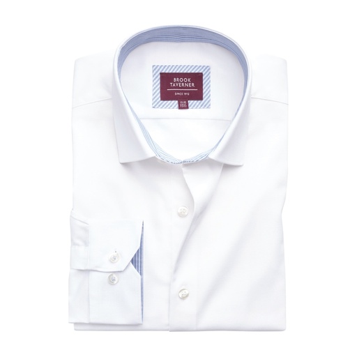 Chemise Reno Oxford stretch slim Brook Taverner 4436