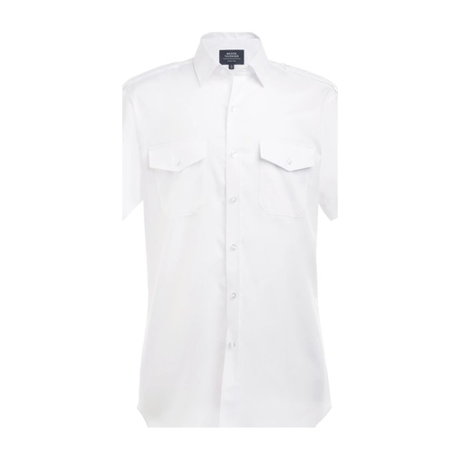 Chemise pilote Syracuse sans repassage manches courtes Brook Taverner 4719