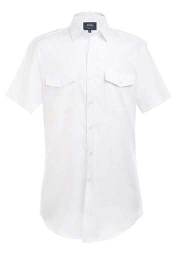 Chemise pilote Syracuse sans repassage manches courtes Brook Taverner 4719