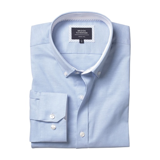 Chemise Stewart Oxford stretch slim Brook Taverner 4717