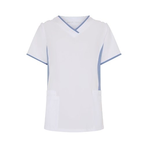 Tunique femme col v combinée manches courtes Cleo – Gary's 600095