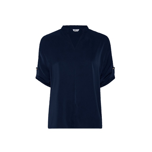 Blouse femme manches roll up Micaela – Gary's 240005