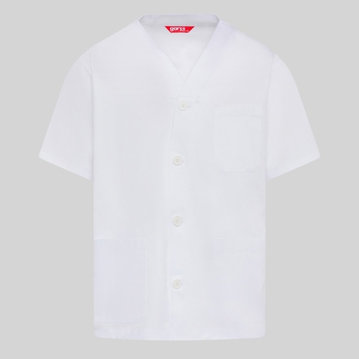 Tunique médicale unisexe col v boutons – Gary's 650101