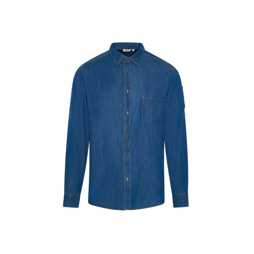 Chemise homme Mattia slim fit denim délavé – Gary's 260800