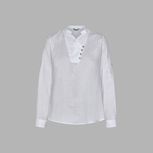 Chemise femme Chambray col mao Lanay – Gary's 210011