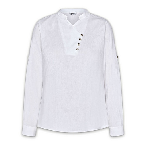 Chemise femme Chambray col mao Lanay – Gary's 210011