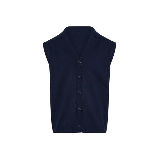 Gilet à col rêvers et boutonné homme – Gary's 120004