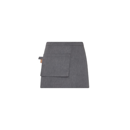 Tablier court poche portefeuille sergé recyclé 35X67 cm – Gary's 100053