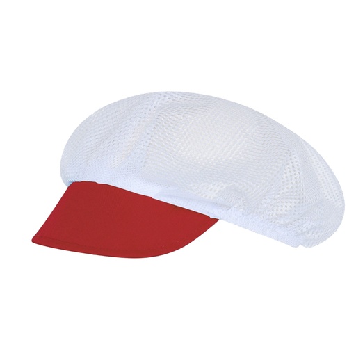 Casquette femme filet blanc visière couleur (lot de 10) – Gary's 415000