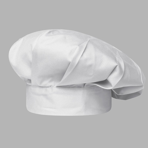 [GA-445V00-101-UD] Toque grand chef blanc avec velcro – Gary's 445V00