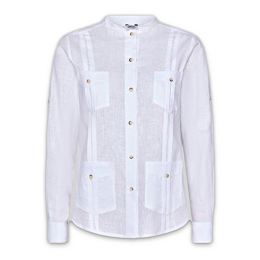 Chemise légère femme col mao Isabela – Gary's 210013