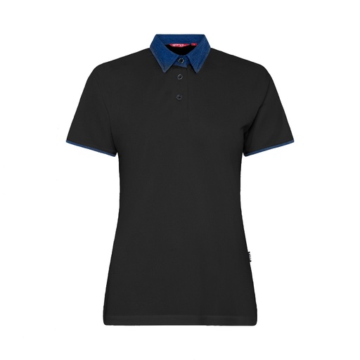 Polo femme col de chemise denim – Gary's 852900
