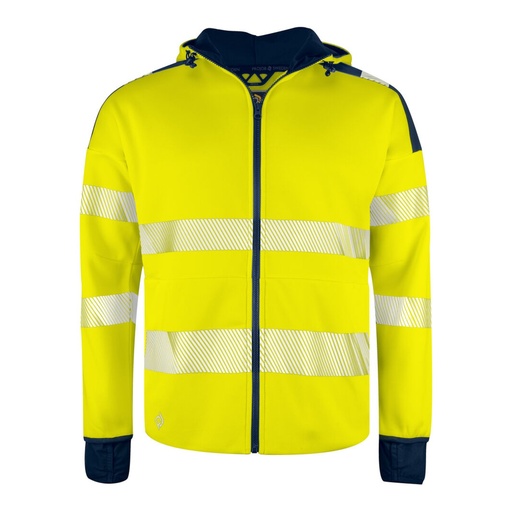 Veste à capuche full zip fonctionnelle haute visibilité EN ISO 20471 classe 3/2 – ProJob 646110