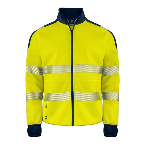 Sweat-shirt full zip fonctionnel haute visibilité EN ISO 20471 classe 3/2 – ProJob 646109