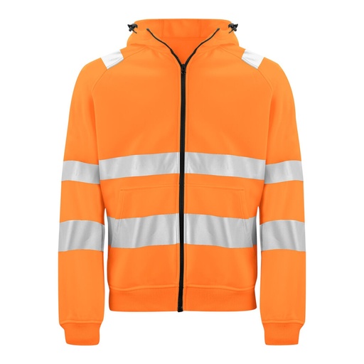Sweat-shirt full zip à capuche haute visibilité EN ISO 20471 classe 3/2 – ProJob 646132