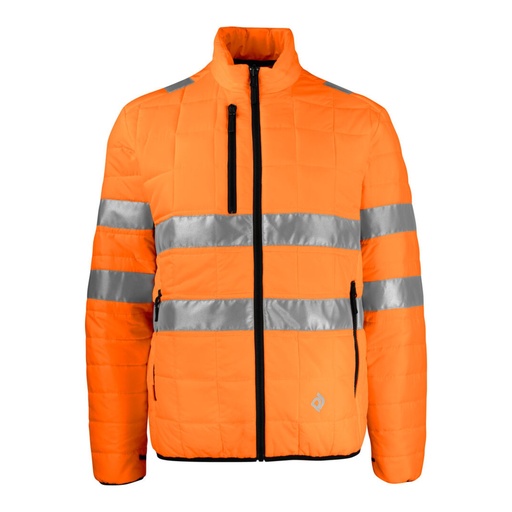 Veste légère matelassée - zip haute visibilité EN ISO 20471 classe 3 – ProJob 646444