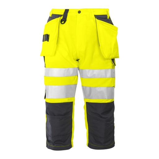 Pantalon 3/4 avec renforts et poches flottantes haute visibilité EN ISO 20471 classe 2 – ProJob 646510