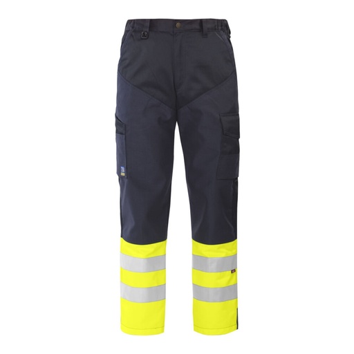 Pantalon avec renforts genoux et cuisses haute visibilité EN ISO 20471 classe 1 – ProJob 646507