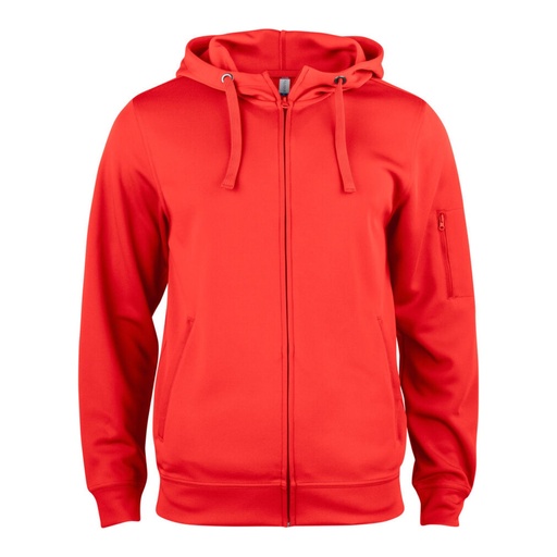 Sweat zippé à capuche Basic Active homme – Clique 021014