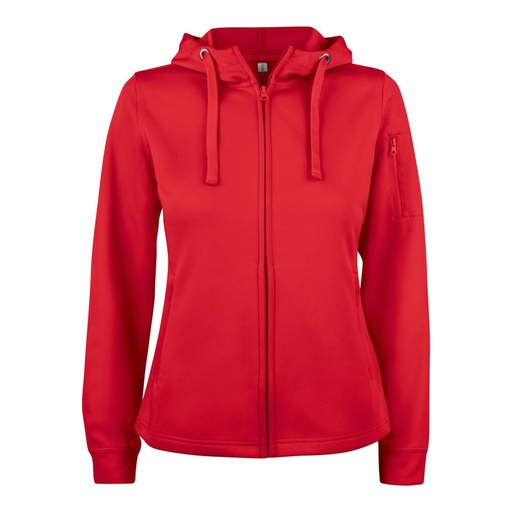 Sweat zippé à capuche Basic Active femme – Clique 021015