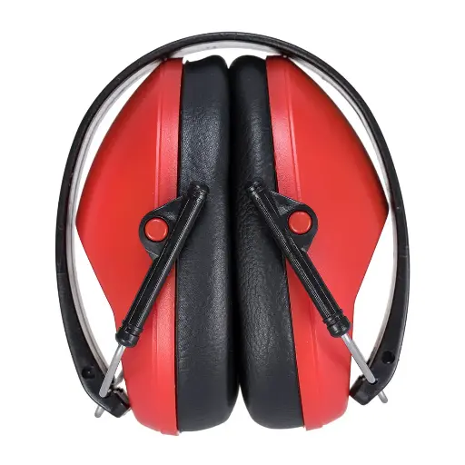 Casque anti-bruit ultra mince rouge PS48 