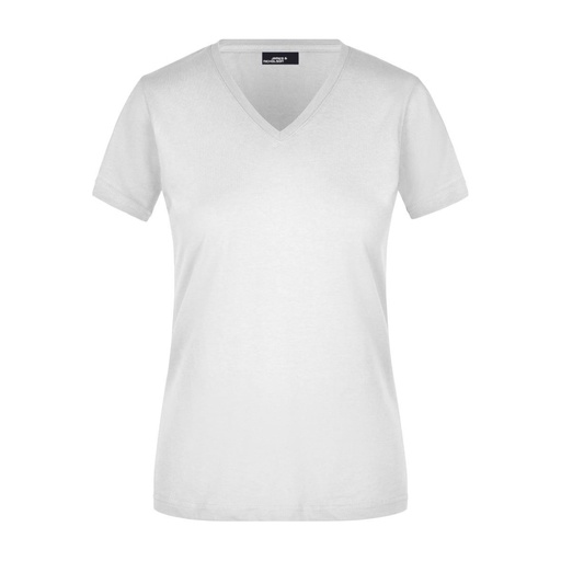 T-shirt col V cintré 160 g femme – Daiber JN 972