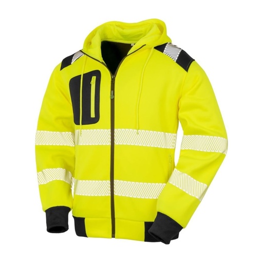 Veste sweat haute visibilité à capuche 290 g – Result R 503X