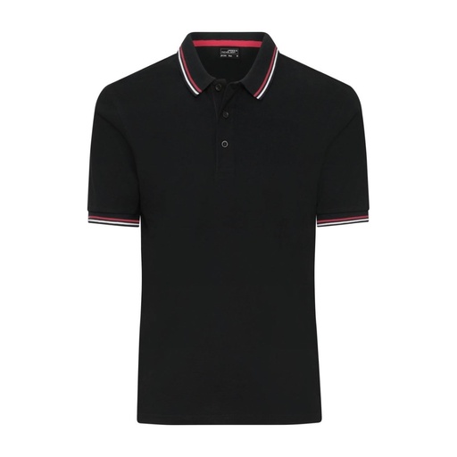 Polo piqué épais rayé 210 g homme – Daiber JN 1306