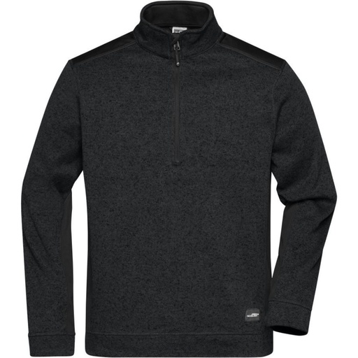 Pull polaire tricoté col zippé de travail 280 g (ligne Strong) homme – Daiber JN 864
