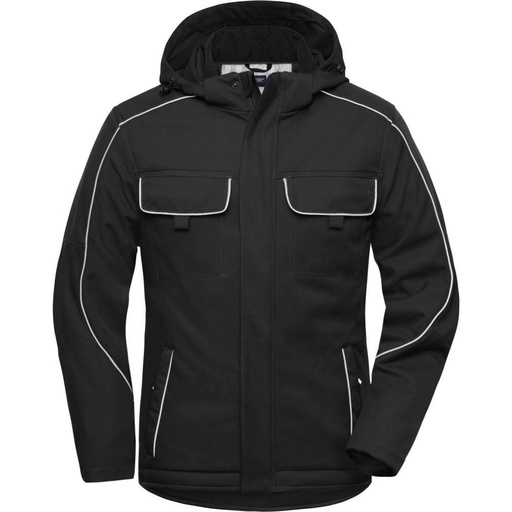 Veste softshell doublée de travail (ligne Solid) – Daiber JN 886