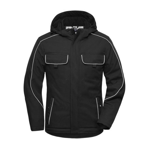 Veste softshell doublée de travail (ligne Solid) – Daiber JN 886