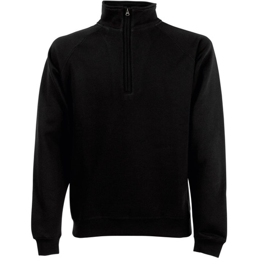 Sweat col zippé 280 g – Fruit of the Loom Classic Zip-Neck Sweat