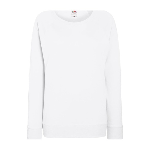 Sweat-shirt raglan 240 g femme – Fruit of the Loom Lady-Fit LW Raglan Sweat
