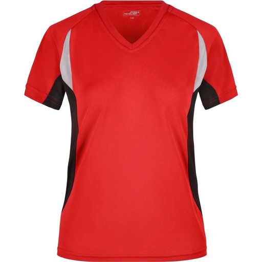 T-shirt de running col V 140 g femme – Daiber JN 390