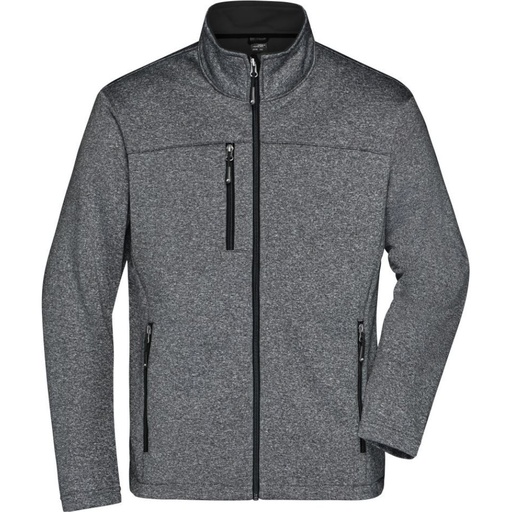 Veste softshell 2 couches chinée homme – Daiber JN 1148