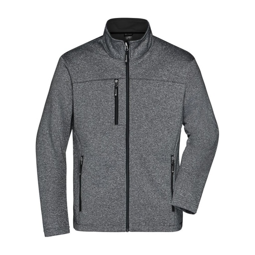 Veste softshell 2 couches chinée homme – Daiber JN 1148