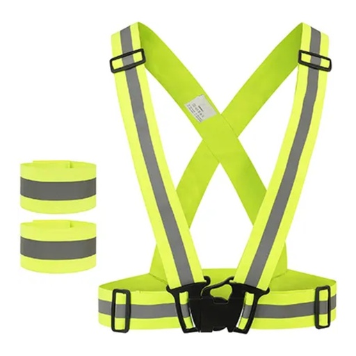 [KX-KXKXBANDSignalYellowAdulte] Gilet de signalisation – Korntex KXBAND
