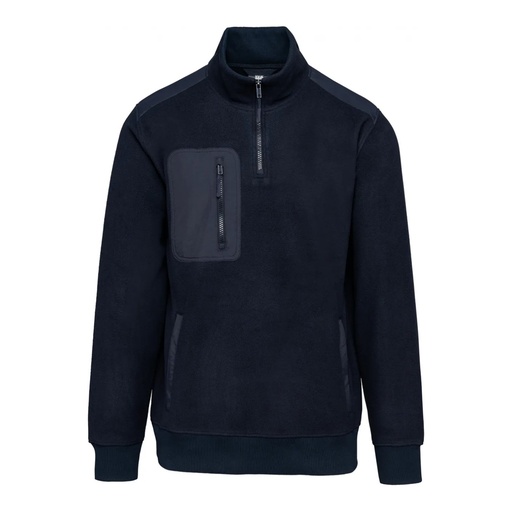 Polaire écoresponsable col zippé unisexe – WK WK905