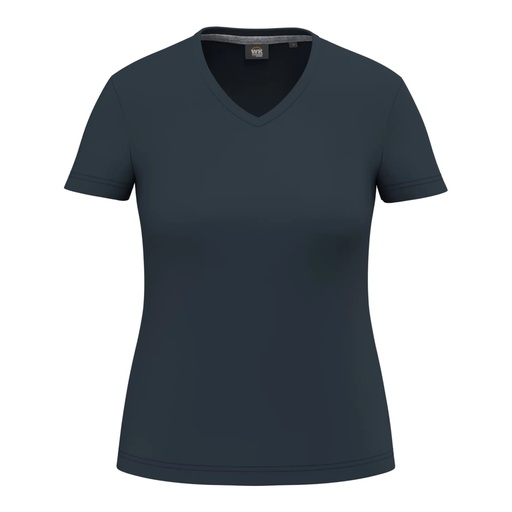 T-shirt écoresponsable col V antibactérien femme – WK WK317