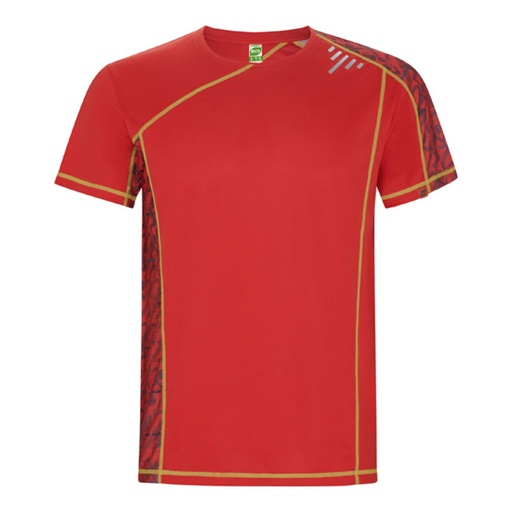 T-shirt technique unisexe à manches raglan avec empiècements sublimés respirants Sochi – Roly CA0426