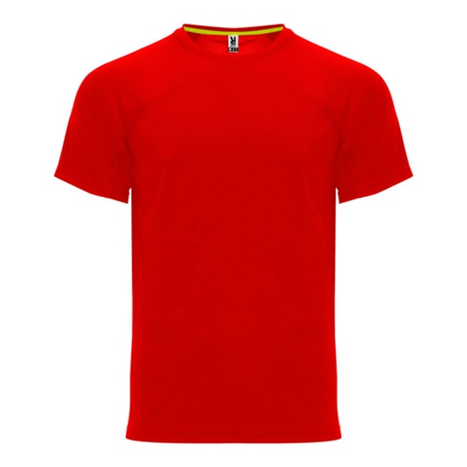 T-shirt technique respirant unisexe à manches raglan Monaco – Roly CA6401