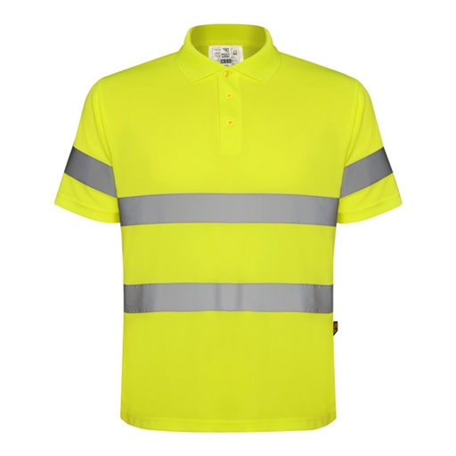 Polo à manches courtes bicolore haute visibilité Polaris – Roly HV9302