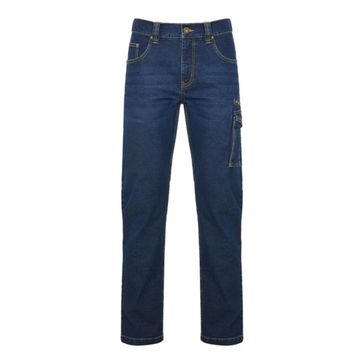 Pantalon long en jean multi-poches avec coutures latérales légèrement sur le devant Raptor – Roly PA8402