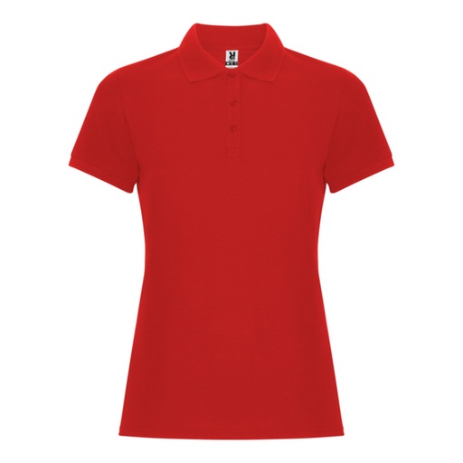 Polo ajusté à manches courtes en coton avec traitement anti-boulochage Pegaso femme Premium – Roly PO6644