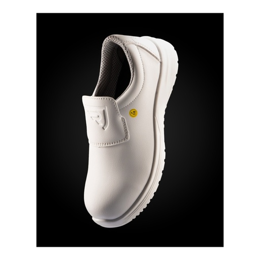 Chaussures de sécurité en tissu microfibre avec insert élastique pour un ajustement facile, offrant confort, légèreté et praticité pour les journées de travail exigeantes Salt – Roly ZL8386